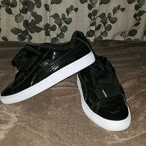 8.5 Patent Leather Puma Shoes